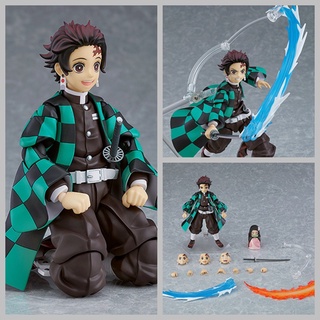 Anime Demon Slayer Kimetsu No Yaiba Kamado Tanjirou Figma 498 DX # Nhân Vật Hành Động Pvc Đồ Chơi Mô Hình