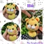 Móc khóa thú len trái tim - Handmade len - Amigurumi - Crochet