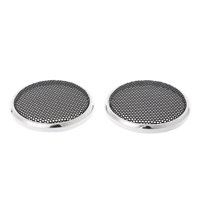 Bộ 2 Khung Lưới Thép Hình Tròn 2inch Bảo Vệ Loa Xe Hơi