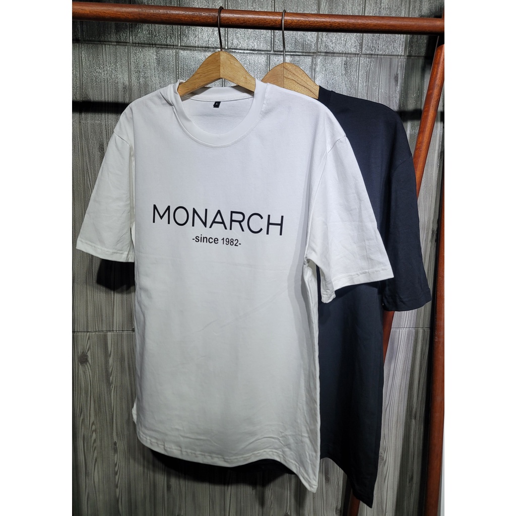 Áo thun Stee Cổ tròn Oversize MONARCHI CVCVNI Unisex Menwear Cotton