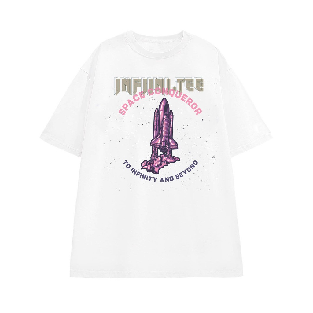 Áo thun INFINITEE Fni0821, Thun 100% Cotton - form rộng Unisex.