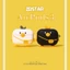 Túi đeo vai Vịt Vỏ tai nghe cho vỏ AirPods4 Vỏ bảo vệ tai nghe mềm Phong cách mới cho AirPodsPro2 Vỏ bảo vệ tai nghe Tương thích với vỏ AirPodsPro Vỏ AirPods2gen