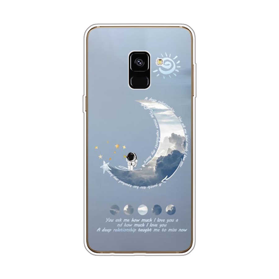 Ốp Điện Thoại TPU Dẻo In Họa Tiết Độc Đáo Thời Trang Cho Samsung Galaxy A8 plus 2018 A6 2018 plus