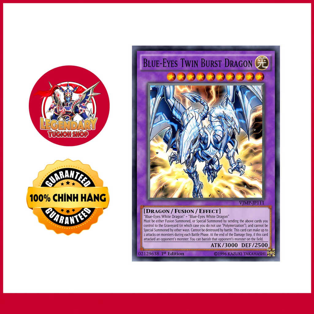 Blue-Eyes Twin Burst Dragon – Yu-Gi-Oh! Karte SDWD-EN036 Common