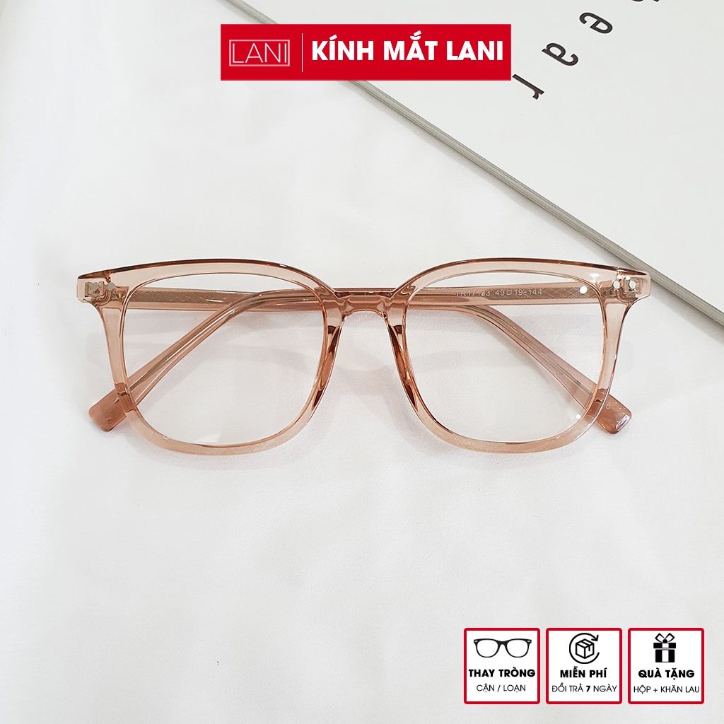 Ảnh Gọng kính cận Unisex dáng vuông lõi thép cứng cáp  LANI 7112 - Lắp mắt cận có độ theo yêu cầu 2