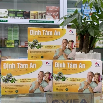[CHÍNH HÃNG] Định Tâm An viên uống hỗ trợ dành cho người mất ngủ, ngủ không sâu giấc, khó vào giấc ngủ