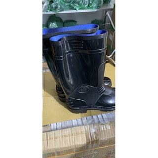 Ủng nhựa màu đen TRƯỜNG THỊNH 38-42 đế cứng, ủng nam 01 đen, ủng đen bảo hộ lao động