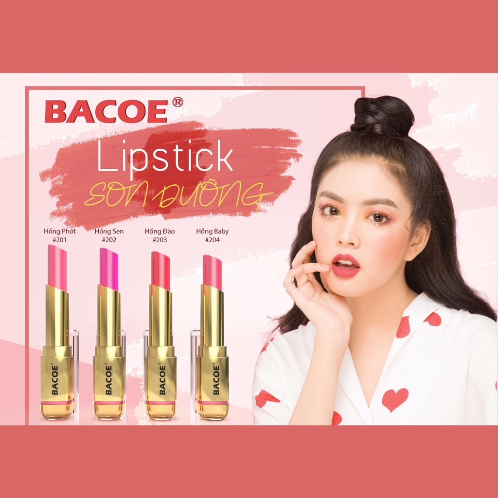 Son Dưỡng Mềm Môi Có Màu Bacoe