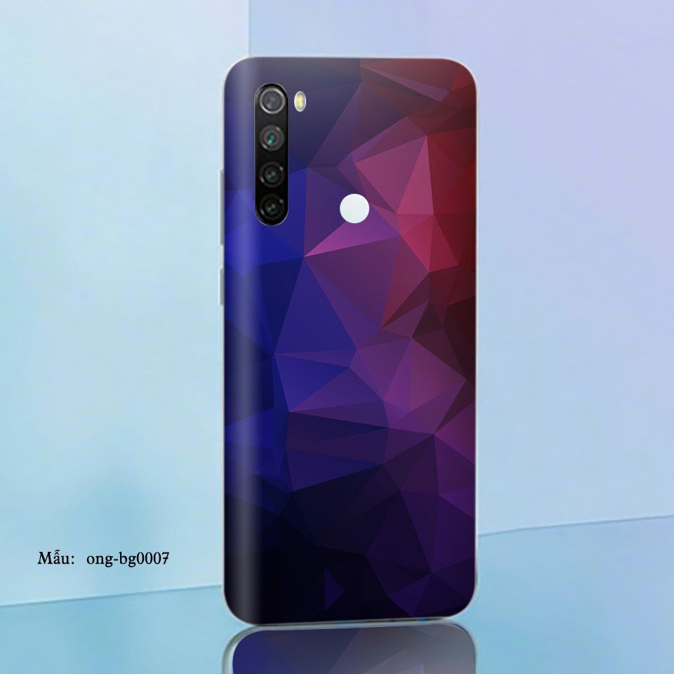 Miếng dán skin cho các dòng điện thoại Xiaomi Mi6 - Mi7 - Mi8 - Mi9 in hình vân kim cương nhiều màu sắc cực đẹp