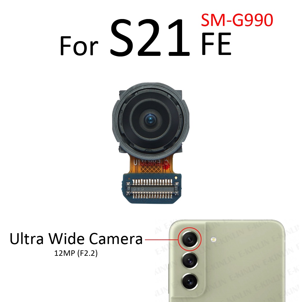 Mặt Trước Selfie Mặt Sau Chính Periscope Telephoto Macro Độ Sâu Siêu Rộng Camera Cho Samsung Galaxy S21 Plus Ultra FE Flex Cáp Thay Thế Các Bộ Phận