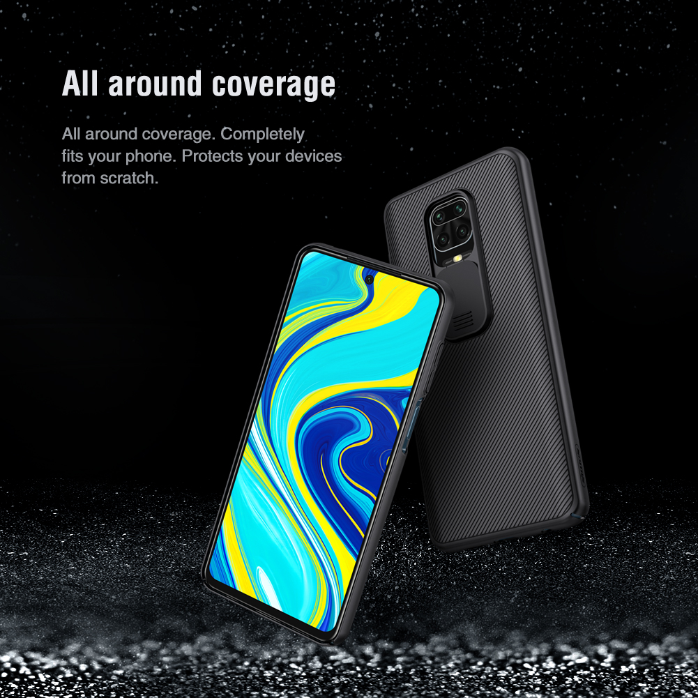 Ảnh Ốp Điện Thoại Nillkin CamShield Cho Xiaomi Redmi Note 9 Pro / 9 Pro Max / 9s Có Nắp Trượt Bảo Vệ Camera Bằng PC Cứng 3