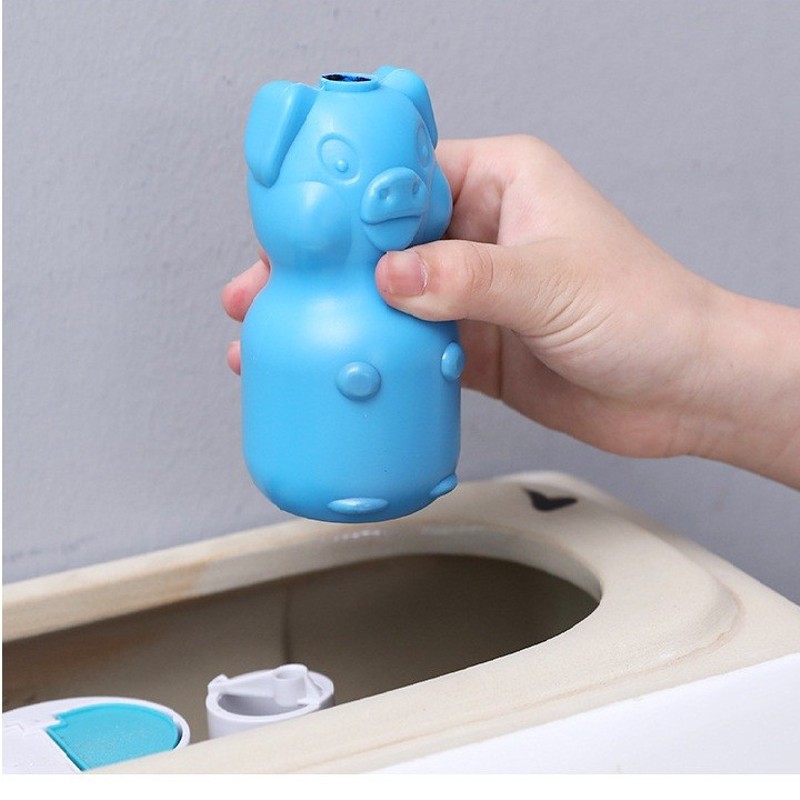 Lọ Thả Bồn Cầu Tẩy Sạch - Diệt Khuẩn - Khử Mùi Toilet Hình Con Heo / Lợn Thả Bồn Cầu - 3457