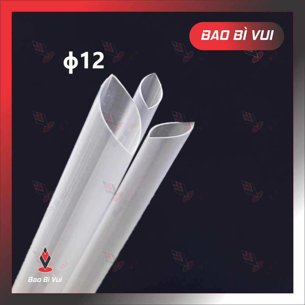 [ Bịch 500g ] Ống hút bọc màng từng ống cao cấp, BAO BÌ VUI