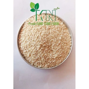 500gr Mè trắng hữu cơ rang củi, Mè trắng sống, Mè rang sẵn