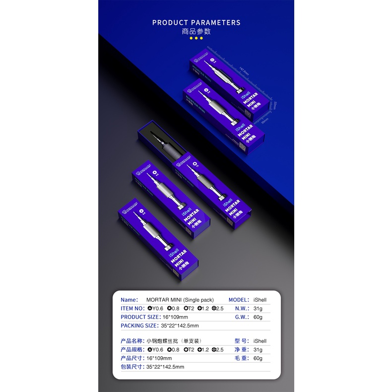 Bộ tuốc nơ vít Mini dòng cơ khí Bộ công cụ sửa chữa mở cho IPhone 11 Pro X XR XS Max 7 8 8P 6S