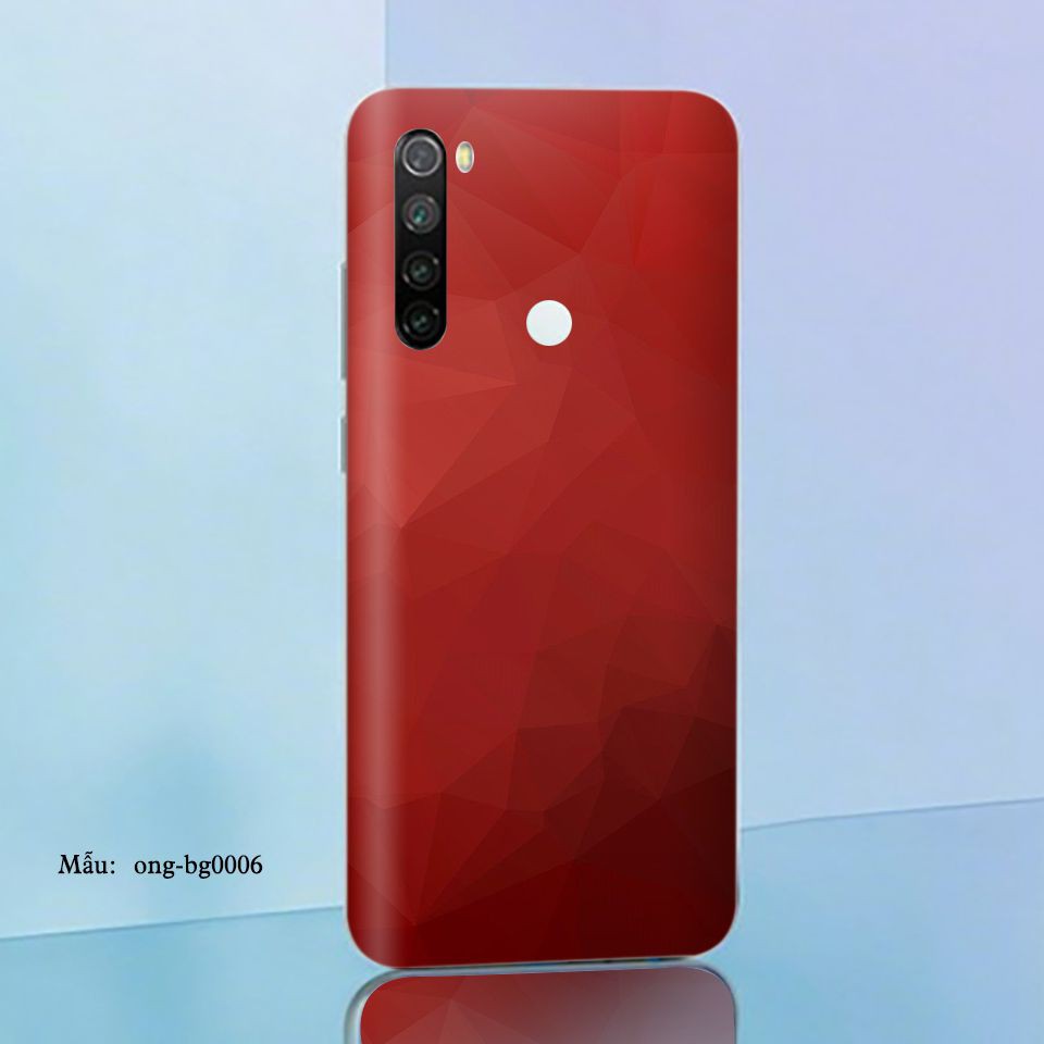 Miếng dán skin cho các dòng điện thoại Xiaomi Mi6 - Mi7 - Mi8 - Mi9 in hình vân kim cương nhiều màu sắc cực đẹp