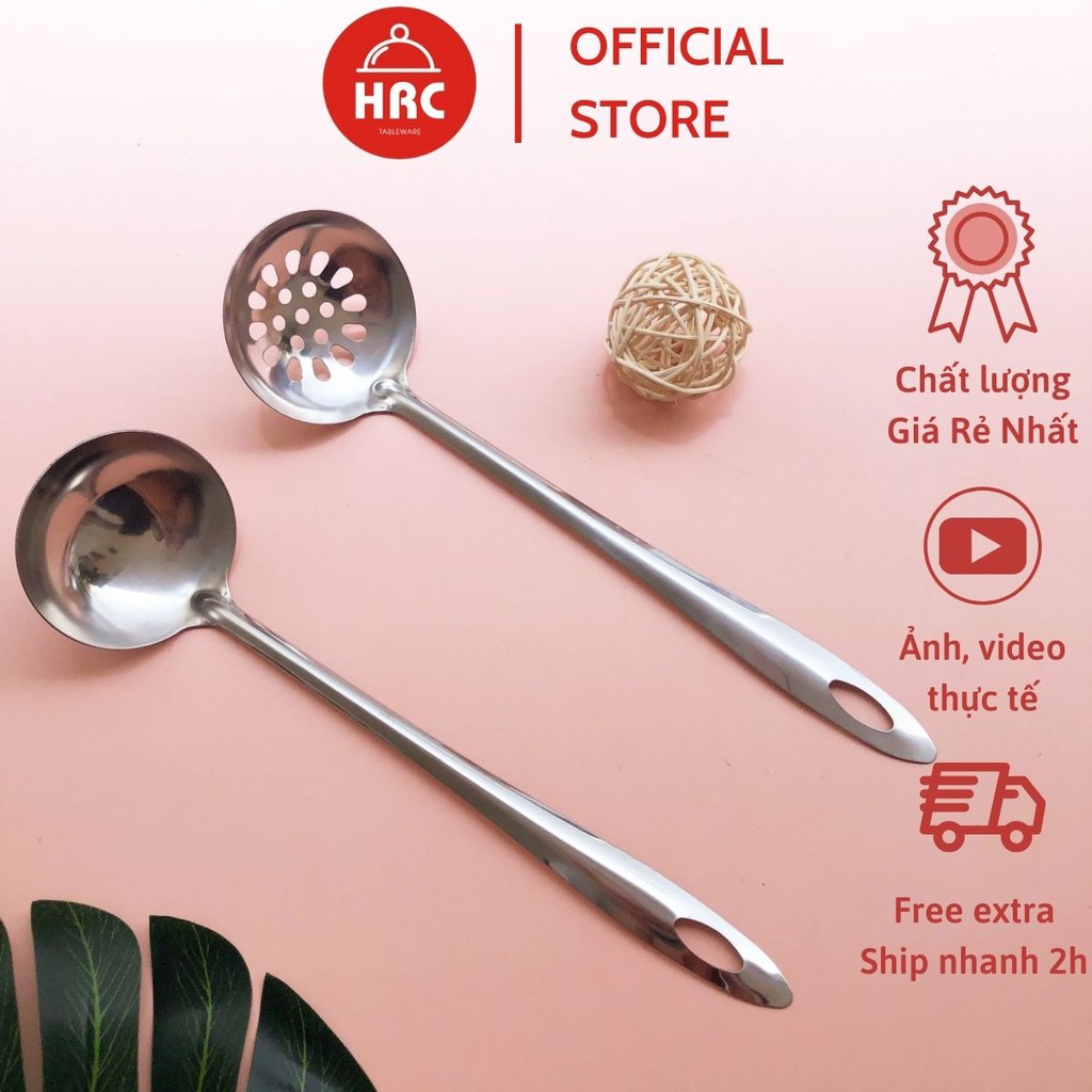 Bộ Muôi Lẩu Inox Siêu Rẻ Muỗng Inox | Shopee Việt Nam