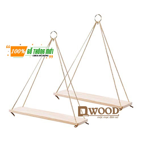 Ảnh Dây thừng Dwood treo gỗ trang trí 1