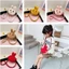 DUSKGLOW Sang Trọng Thỏ Trẻ Em Túi Messenger Phụ Kiện Túi Xách Thời Trang Thỏ Dễ Thương Thỏ Sang Trọng Túi Đeo Vai Nhỏ