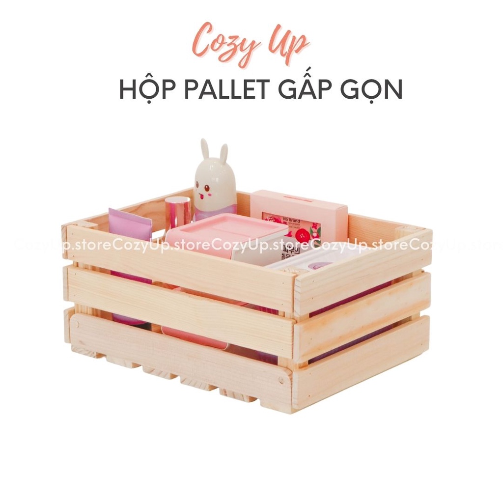 HỘP GỖ TRANG TRÍ DECOR- HỘP PALLET GỖ THÔNG | Shopee Việt Nam