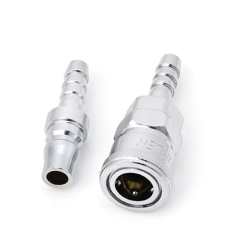 LIDU 2 Pcs 8mm Pneumatic Air Line Hose Quick Release Coupler Connectors