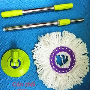 Cây lau nhà rời 360 độ mâm nhựa bông lau mềm mịn thấm hút nhanh