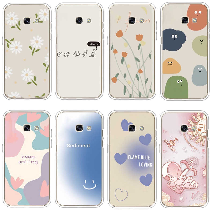 Ốp Điện Thoại TPU Dẻo In Họa Tiết Thời Trang Xinh Xắn Cho Samsung Galaxy a5 2017 a3 2016 a3 2015 a3 2017
