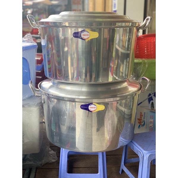 Nồi Nhôm Nắp Mô ( Thanh Hiền ) Size Lớn 62 , 64 , 66 , 68 , 70 , 72cm