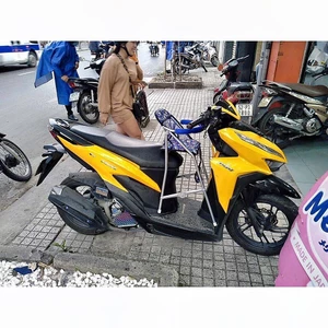 Ghế ngồi xe VARIO cho bé , ghế ga xếp sắt sơn tĩnh điện , xếp gọn được , AN TOÀN CHO BÉ
