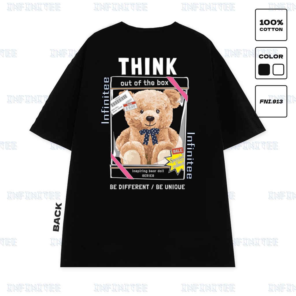 Áo thun INFINITEE Fni0913, Thun 100% Cotton - form rộng Unisex.