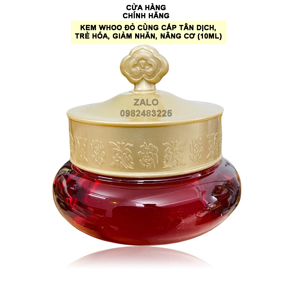 [10ml tách set ] Lọ Kem Whoo đỏ cung cấp tân dịch làm sáng, chống lão ...