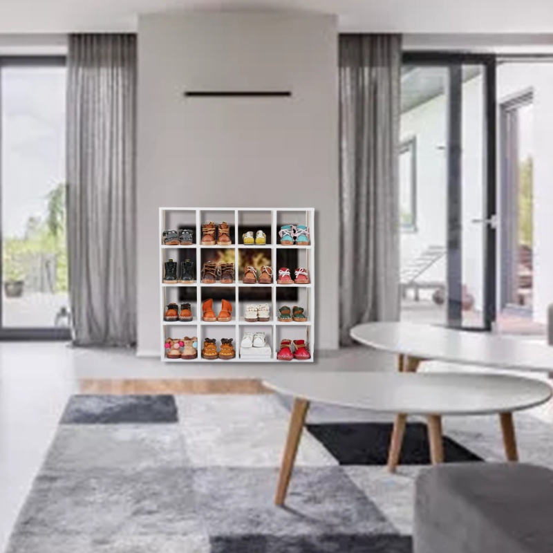 Inste Kệ Sách Treo Tường Bằng Gỗ 16 Ngăn 1: 12 Trang Trí Nhà Búp Bê