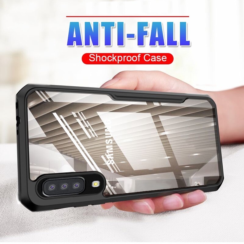 Ốp 2in1 Samsung Galaxy A72 A52 A32 5G A71 A51 A50 A50S A30 A21 M51 M31 S10 Note 10 Lite S20 FE TPU Trong Suốt Giáp Chống Sốc Mềm Bảo Vệ Mặt Sau Trong Suốt
