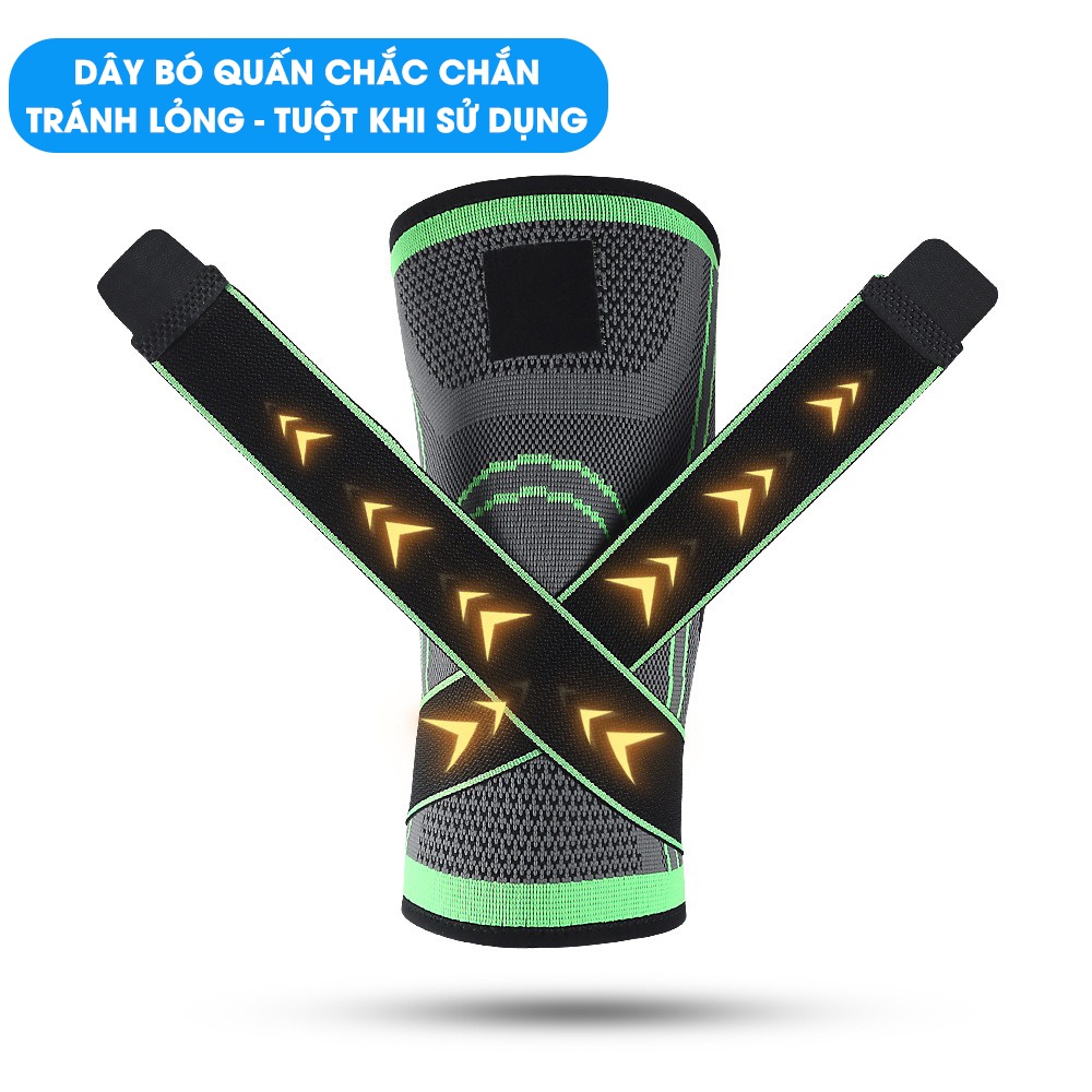 Ảnh Băng Quấn Bảo Vệ Đầu Gối MixSport Co Giãn 4 Chiều Thoáng Khí Ngăn Chặn Chấn Thương 3