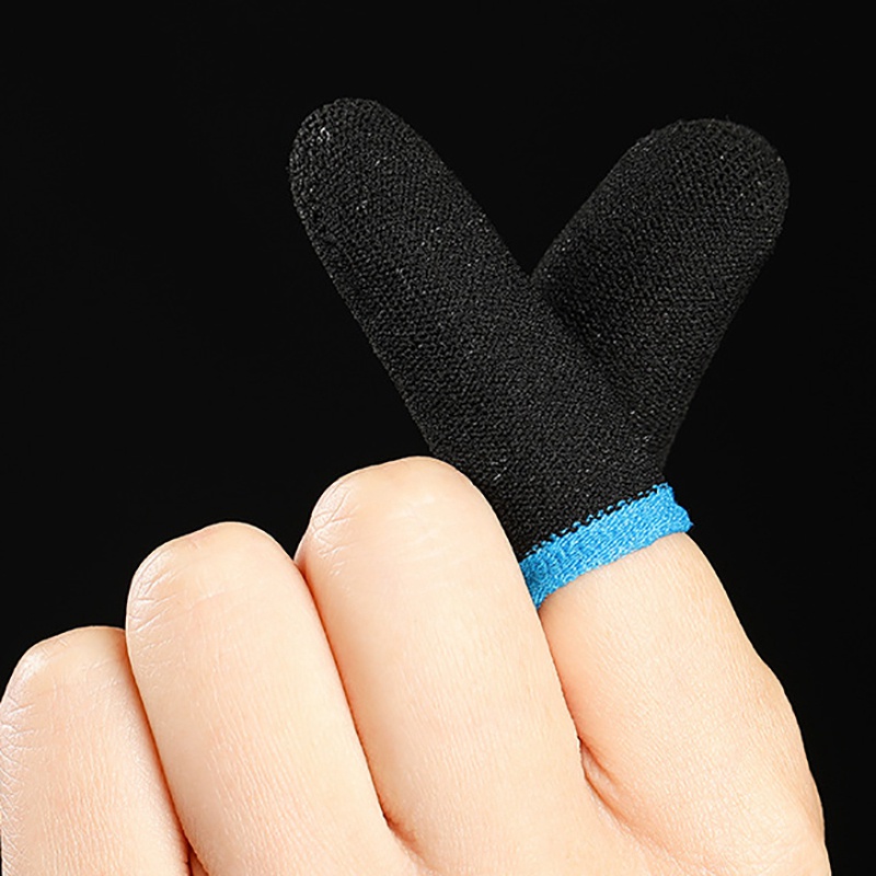 Tay áo ngón tay bằng sợi Carbon 18 chân cho trò chơi di động PUBG Tay áo bấm màn hình (16 chiếc)