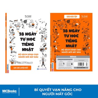Sách - 28 Ngày Tự Học Tiếng Nhật - Ghi Chú Luyện Viết - Dành Cho Người Mới Bắt Đầu