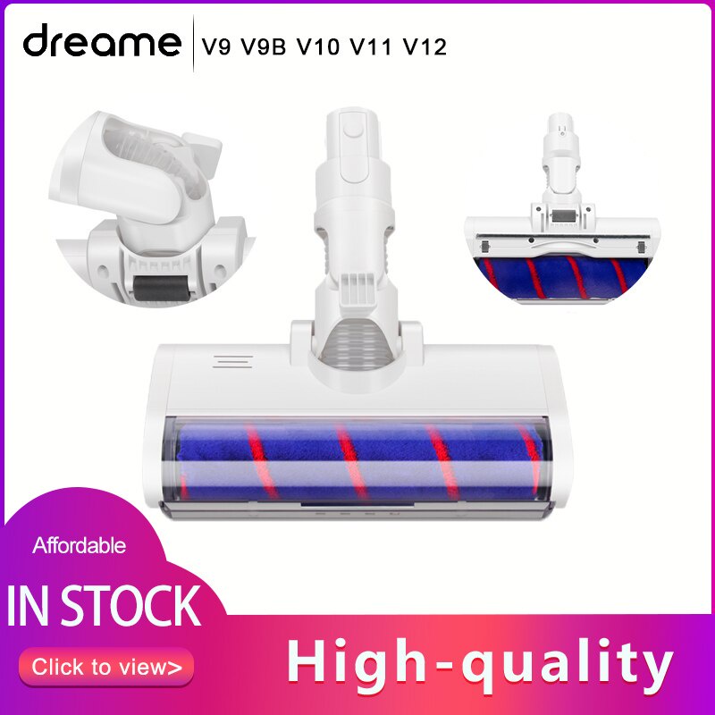 Testina LED Per Aspirapolvere Dreame V11SE/V12/V12 Pro/R10/R20/R30/T20/T20 Pro/T30 - Spazzola A Rullo A V Con Luci E Turbo - 2