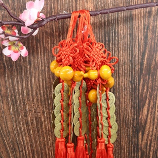 Chuỗi xu ngũ đế+bầu hồ lô phong thuỷ(hàng loại 1 hồ lô đồng)