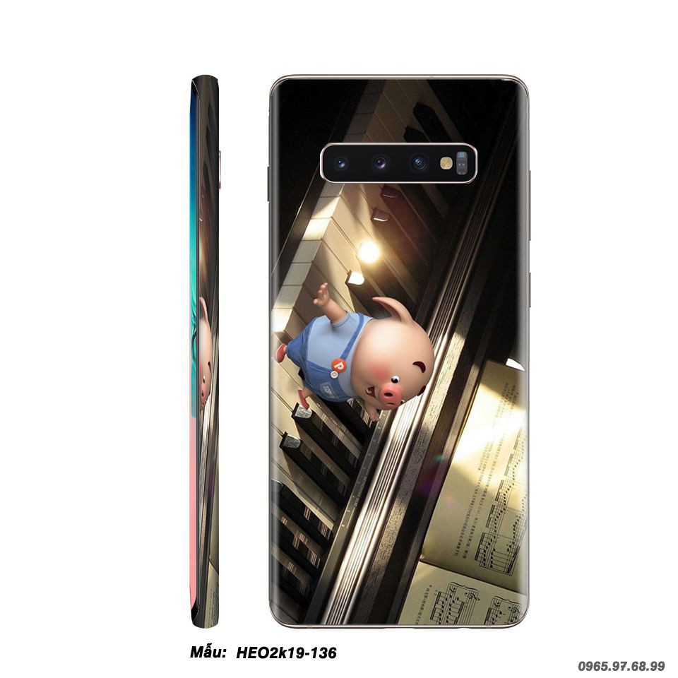 Miếng dán skin cho các dòng điện thoại Samsung S8 Plus - S9 Plus - S10 Plus - S20 Plus in hình cực đáng yêu