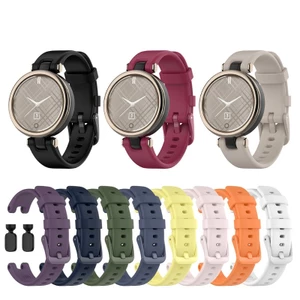 Dây đeo đồng hồ thay thế chất liệu silicon thiết kế nhiều lỗ thời trang thích hợp cho Garmin Lily