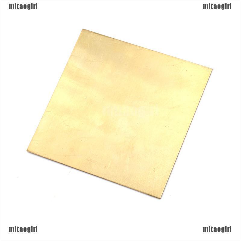 Tấm Đồng Dày 0.5mm / 0.8mm / 1mm / 2mm 100x100mm