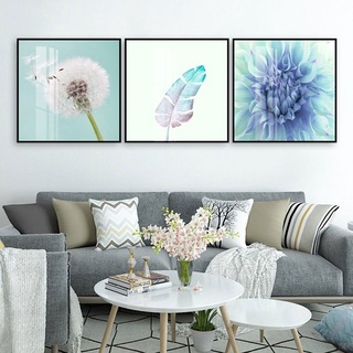 Tranh Treo Tường Hoa Bồ Công Anh - Tranh Hoa Lá Treo Phòng Khách, Phòng Ngủ, Phòng Ăn Laminate Tráng Gương