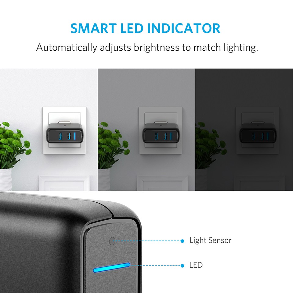 Ảnh Sạc ANKER PowerPort Speed 18W, 2 cổng USB Quick Charge 3.0 - A2025 4