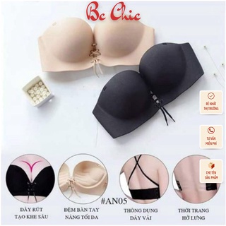 [HÀNG CAO CẤP] ÁO LÓT DÂY RÚT ĐỆM BÀN TAY TẠO KHE CUỐN HÚT 368 BC_CHIC LINGERIE