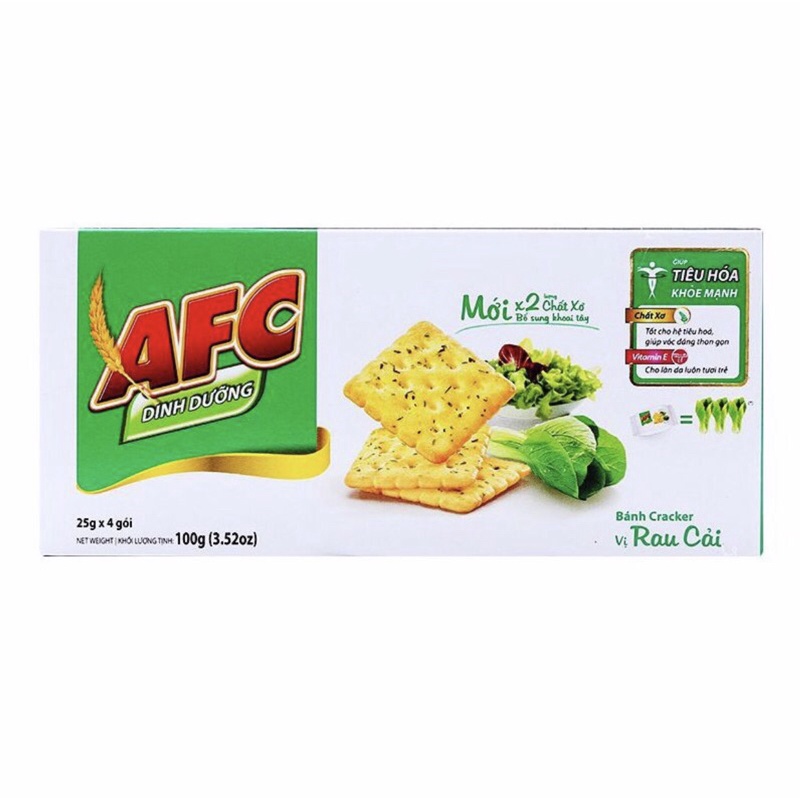 Bánh AFC Vị Rau Cải 100G | Shopee Việt Nam