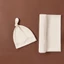 COO Sơ Sinh Cho Bé Cotton Quấn Khăn Có Băng Đô Mũ 2 Bộ Cho Bé Sơ Sinh Bé Gái Bé Trai Đạo Cụ Chụp Ảnh
