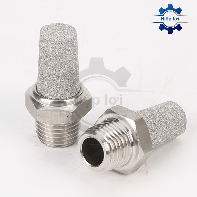 Giảm thanh inox IPP - đầu giảm âm khí nén chống ồn chống bụi bẩn vào ...