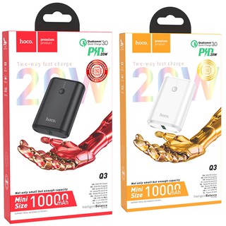 Sạc dự phòng Hoco Q3 Mayflower 10000mAh lõi Li-polymer, hỗ trợ QC3.0 và PD20W Type-C