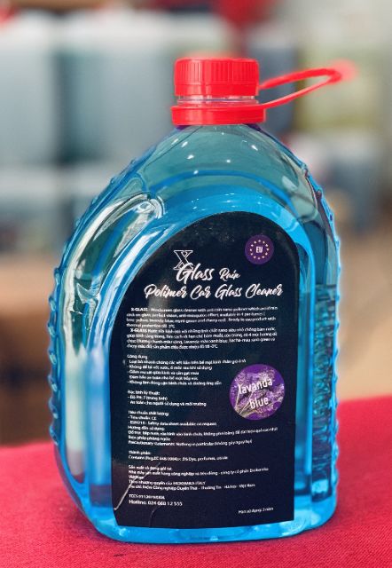 Nước rửa kính tạo hiệu ứng nano xuất xứ Châu Âu, hương hoa oải hương XGLASS Lavanda 3.2L