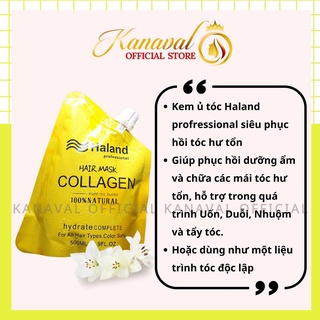 Kem ủ tóc, dầu hấp tóc Haland Professional phục hồi tóc hư tổn, siêu mượt, hàng chính hãng - Kanaval Official Store